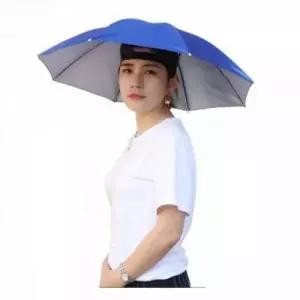 햇빛가리개 우산모자 낚시 머리에쓰는 양산 65cm 우양산