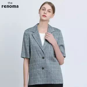 [레노마(renoma)] 체크 반소매 자켓 (택가격: 285000원)