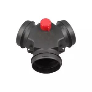AEA7-90MM 75MM 밸브 플랩 조정 타입 에어 히터 벤트 덕트 T 분기 스플리터 파이프 조이너 커넥터 (자동차,