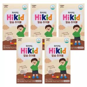 일동후디스 하이키드 칼슘 츄어블 1.6g x 120정 5개 (총600정/5개월분) 초코우유맛