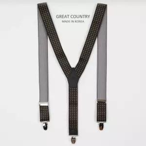 프리미엄 클래식 서스펜더 블랙오렌지도트