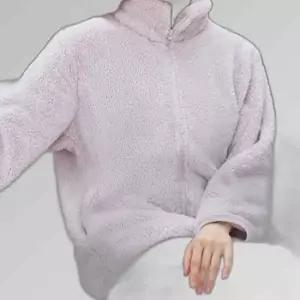 여성 4컬러 베이직 퍼 후리스집업 겨울아우터 털점퍼