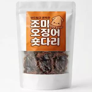 부드럽고 쫀득한 조미 오징어 숏다리, 300g, 1개