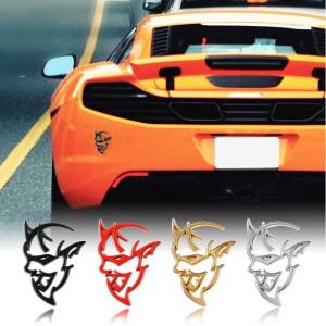 3D 금속 자동차 스티커 Dodge Challenger RAM 1500 Journey Caliber Nitro Caravan Avenger Dart 용 후면