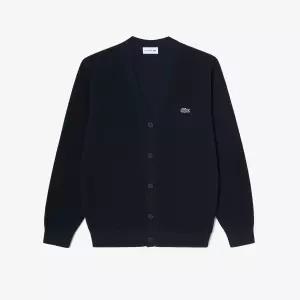 라코스테 남성 피케 브이넥 카디건 네이비 LB868009