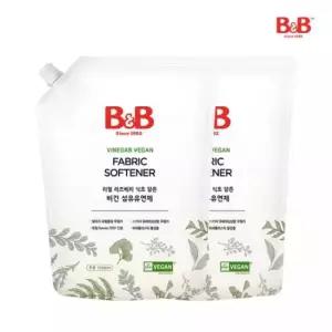 비앤비 유아 비건 섬유유연제 리필형 1500ml 2개