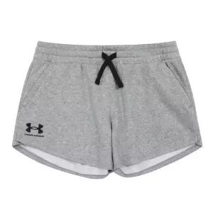 언더아머 라이벌 플리스 여성 반바지 그레이 1376257-035