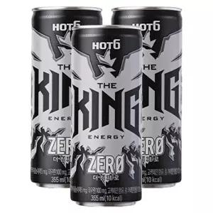 [롯데칠성음료]롯데 핫식스 더킹 제로 355ml x 24개