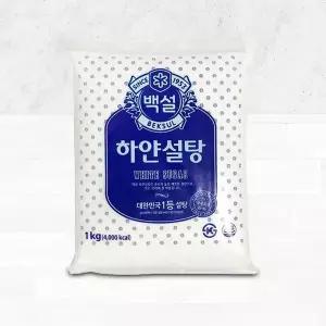 [셀러허브]백설 하얀설탕 1kg, 5개 (S36193741)