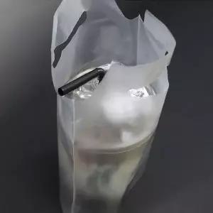 비닐캐리어 960ml(32온스)컵용 1구 무지 2000장 테이크아웃 음료캐리어
