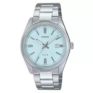 CASIO 카시오 MTP-1302DA-2A2 아날로그 쿼츠 STANDARD 스탠다드 실버 라이트 블루