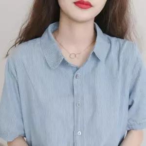 루즈핏 여름 셔츠 빅사이즈 임산부 반팔 원피스 여성의류 루즈핏셔츠 편안한