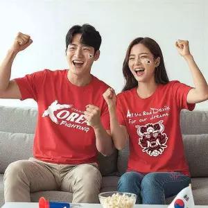 패밀리룩 원스모어 월드컵 붉은악마 티셔츠vwx094