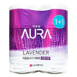 아우라 방향제 자동분사 리필 라벤더 280mLx2입 1개
