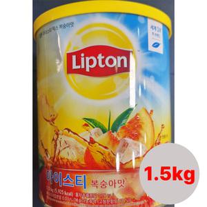 립톤 아이스티 믹스 복숭아맛 1.5kg 대용량/립톤복숭아맛/여름철/사무실/학교/탕비실/음료