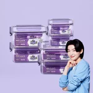 에코센스 히트락 올트라이탄 밀폐용기 반찬통 6종 B세트 직사각형