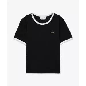 라코스테 LACOSTE 여성 링거 반팔 티셔츠 TF902E-56G 031 TF902E-56G031 54119