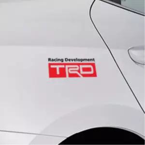 내차꾸미기 도요타 TRD 포인트 스티커 20대여성 자동차데칼 레이튜닝 첫차선물