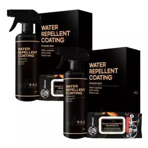 (카핫템) 1+1 이선생 유리세정발수코팅제 500ml+광택티슈 30매세차용품 차량 관리 세세트