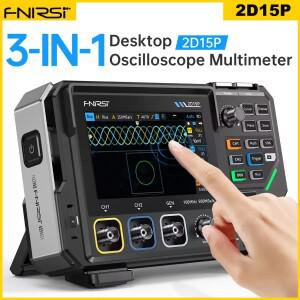 FNIRSI 2D15P 터치스크린 디지털 오실로스코프 멀티미터 신호 발생기 3-in-1 듀얼 채널 100MHz 500MSa/s 20