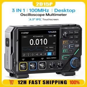 FNIRSI 2D15P 디지털 오실로스코프 멀티미터 신호 발생기 3-in-1 듀얼 채널 터치 스크린 100MHz 500MSa/s 2