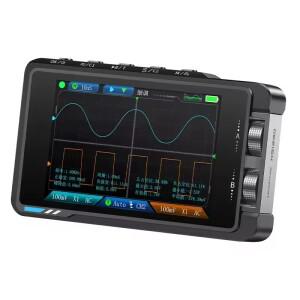 FNIRSI DS215H 2 in 1 디지털 오실로스코프 신호 발생기 휴대용 듀얼 채널 50MHZ 250MS/s 자동 오실로스코