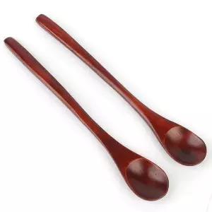 옻칠 롱 티스푼 2P 디저트 스푼 커피스푼 티스푼 수저 커피스푼 티스푼 (WD0777A)