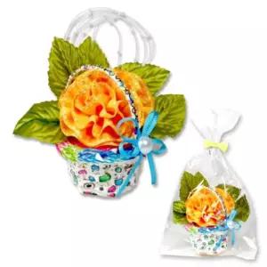 혜명생필품몰 미니바구니 리본 카네이션 만들기(5개묶음) 어버이날DIY 어버이날카네이션만들기 유치원카네