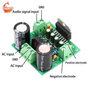 TDA7294 모노 파워 앰프 보드 하이파이 발열 레벨 사운드 모듈 100W 고출력 오디오 DIY 스피커