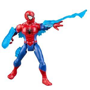 eAj 스파이더맨 마블 액션버스 액션 피규어 & 액세서리, 4.5인치(11.4cm) 슈퍼 히어로 장난감 및 피규어, 4세 용 피규어+