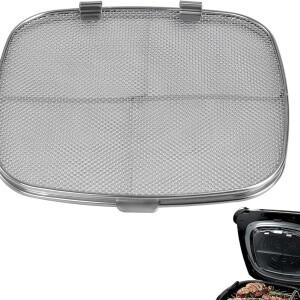 Ninja Foodi 5-in-1 그릴 부품 AG301 IG350Q용 플레이트 및 스테인레스 스틸 스플래터 실드