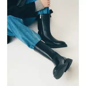 매장정품 SALT AND CHOCOLATE 솔트앤초콜릿 라운드 토 플랫 미들부츠 412346007 (3cm2colors) 5004205615 1