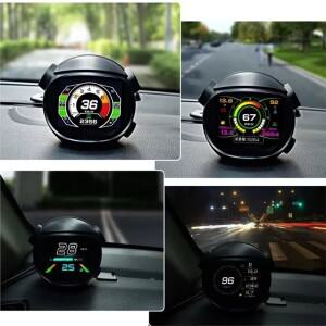 NEW-K10 OBD 게이지 헤드업 디스플레이 HUD  범용 속도계 터빈 수온계 개조