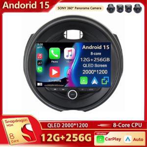 안드로이드 15 카 라디오 멀티미디어 플레이어 (BMW 미니 쿠퍼 F54 F55 F56 F60 2015-2019용) 자동차 카플