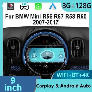 안드로이드 12 BMW 미니 쿠퍼 R56 R57 R58 R60 F54 F55 F56 F60 라디오 스크린 멀티미디어 플레이어 자동차