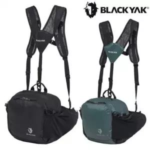 블랙야크 공용 어깨끈 멜빵 조끼형 힙색 서브 가방 알파인숄더힙색 2BYABX4909 GN
