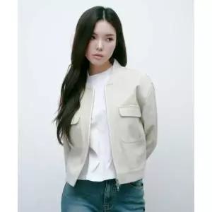 브랜드정품 솔트앤초콜릿 SALT AND CHOCOLATE SAC 피그먼트 포켓 블루종 자켓 베이지 4W231D003 170232