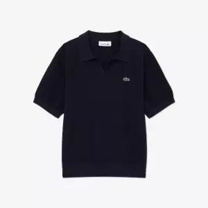 라코스테 여성 오픈카라 피케 스웨터 폴로 셔츠 PF300E-56G-166 413440