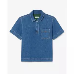 라코스테 26SS 여성 폴로형 데님셔츠 CF0051-56G 36L블루 413255