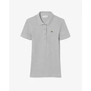 라코스테 여성 26SS 슬림핏 립조직 폴로 셔츠 DF5377-56G CCA멜란지그레이 413237