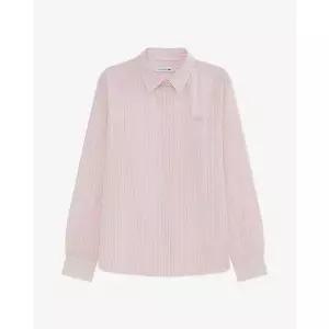 라코스테 26SS 여성 시어 코튼 스트라이프 셔츠 CF871E-56G ADY라이트핑크 413186