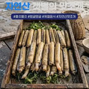 (홈쇼핑) 자연산 갯벌의 맛조개 손질 새조개 고단백 저칼로리 제철 조개살