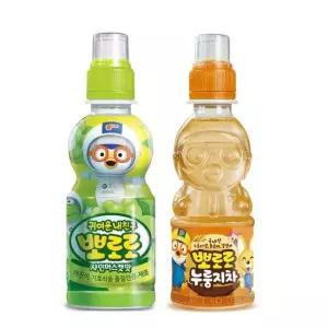 뽀로로 음료수 누룽지차12개 샤인머스캣12개 235ml 24개 41039000)