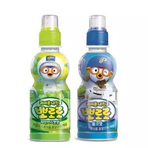 뽀로로 음료수 샤인머스캣12개 밀크맛12개 235ml 24개 41039171)