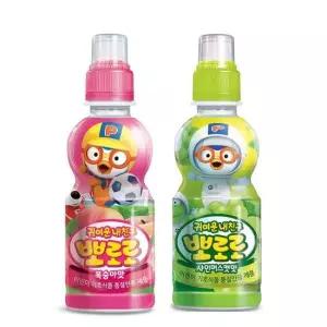 뽀로로 음료수 복숭아맛12개 샤인머스캣12개 235ml 24개 41039205)
