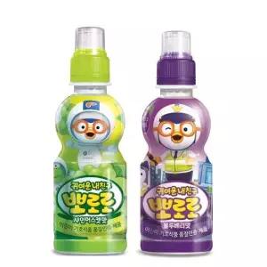 뽀로로 음료수 샤인머스캣12개 블루베리맛12개 235ml 24개 41039185)
