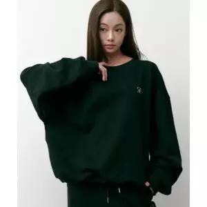 브랜드정품 솔트앤초콜릿 SALT AND CHOCOLATE SAC 로고 오버핏 스웨트셔츠 블랙 4W2333001 170123