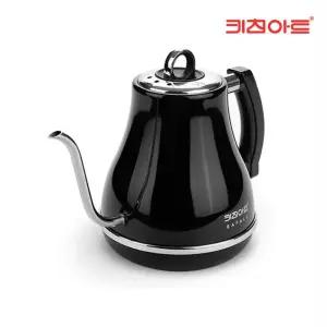 키친아트 라팔 브린 드립 커피포트 1.2L 미니 여행용 휴대용 전기포트 무선 전기 주전자 스텐 티 차 분유 포트기 포터 추천 블랙