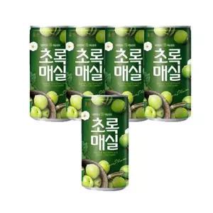 아트박스 마전동상회 웅진 초록 매실 180ml 캔 미니 음료 30개입