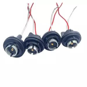 4팩 1156 BA15S P21W LED 전구 소켓 라이트 베이스 홀더 DC 12-24V 차량용 헤드라이트 턴 시그널 브레이크